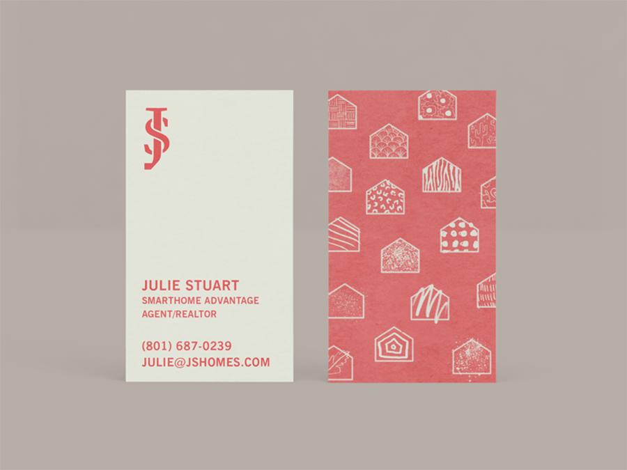 Simple vertical Realtor business card Simple vertical Realtor business card