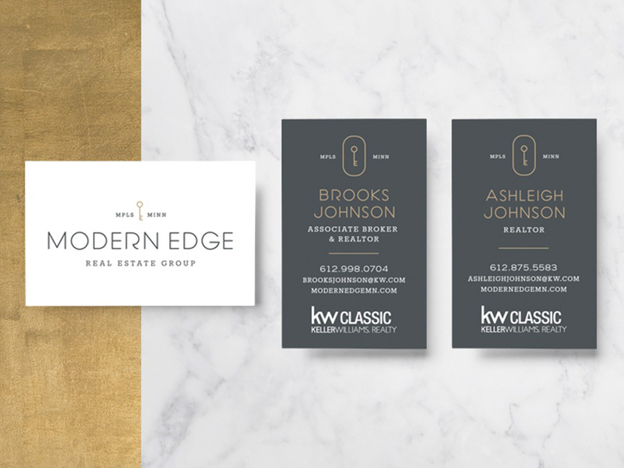 Modern Realtor Keller Williams Business card Design Modern Realtor Keller Williams Business card Design