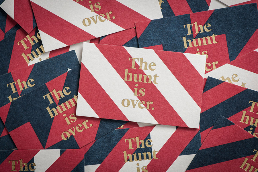 Business card for Fox realty Business card for Fox realty with gold foil stamping