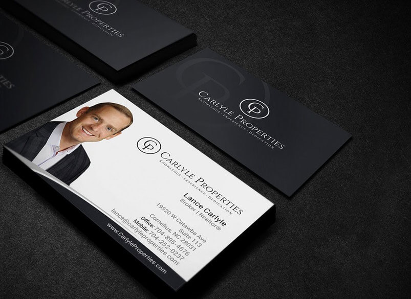 Headshot card Realtor business card with headshot