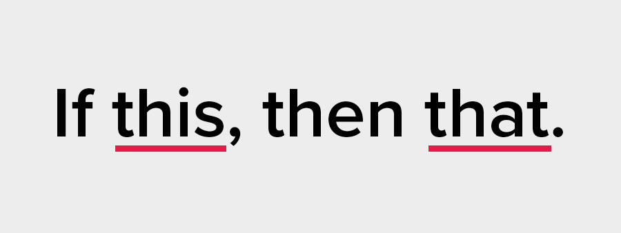 If this then that automation If this then that automation
