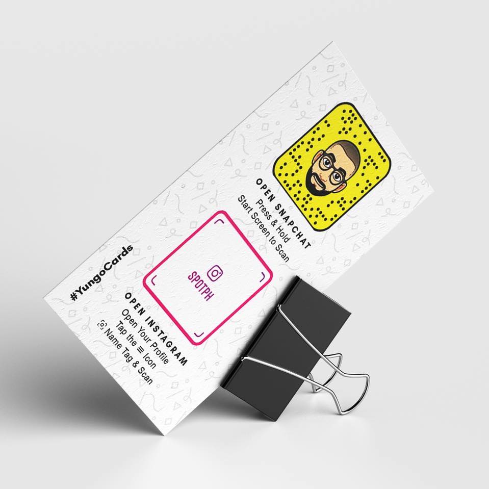 Instagram on business cards Instagram on business cards