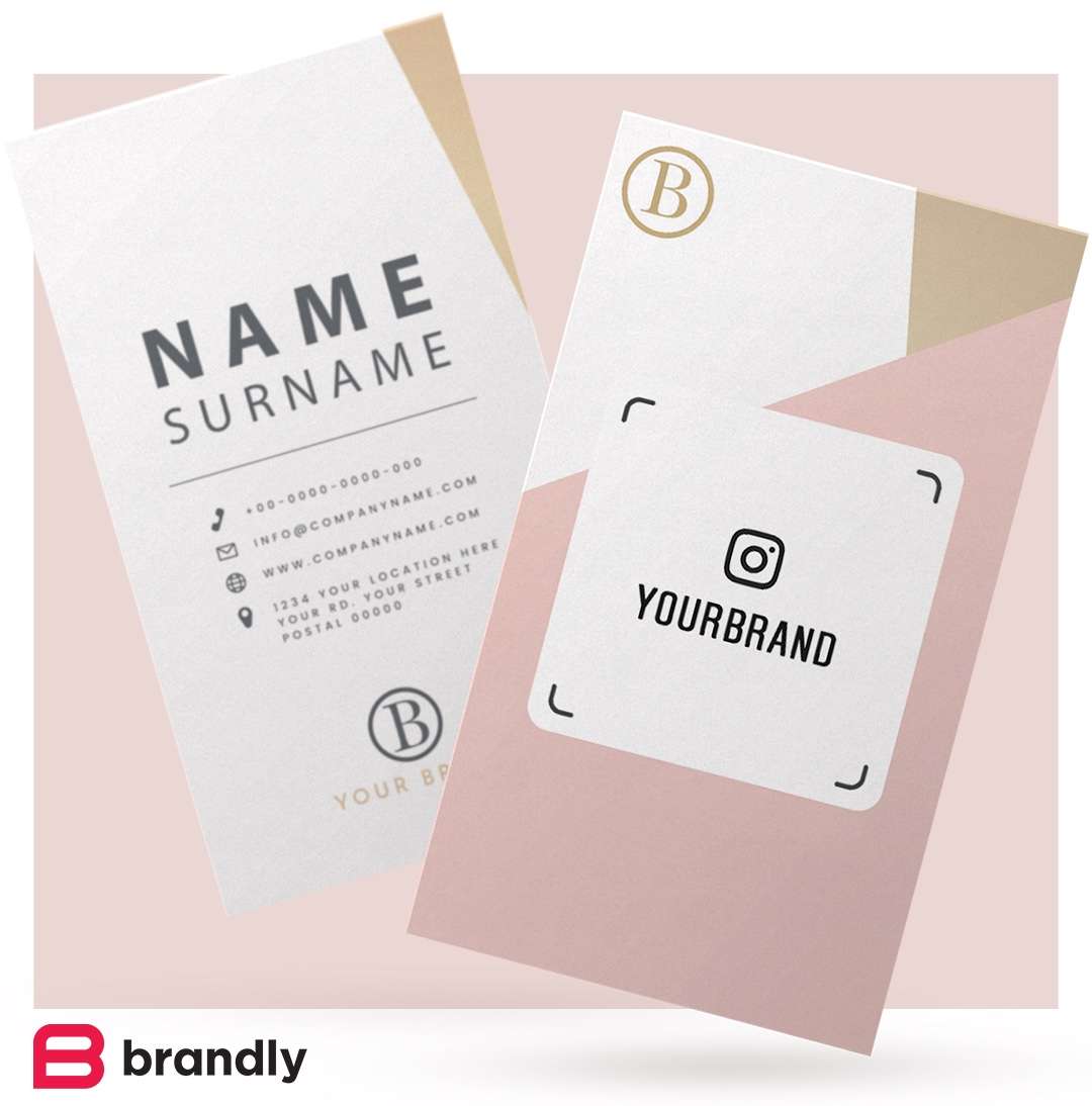 Instagram Nametags on business cards Instagram Nametags on business cards