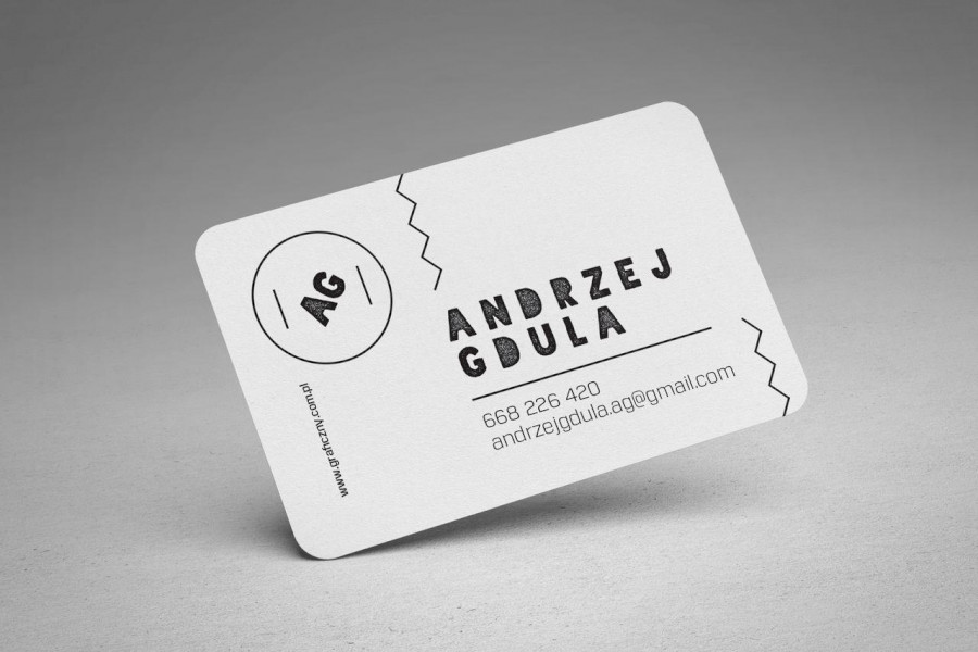 Rounded Corner Business Card Rounded Corner Business Card