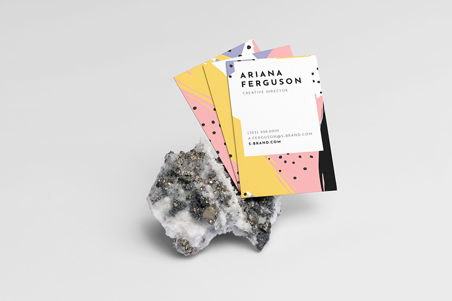 Vertical Business Card (portrait orientation) Vertical Business Card (portrait orientation)