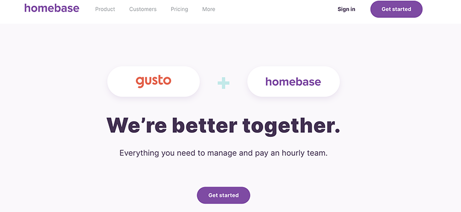 Homebase Gusto integration Homebase Gusto integration